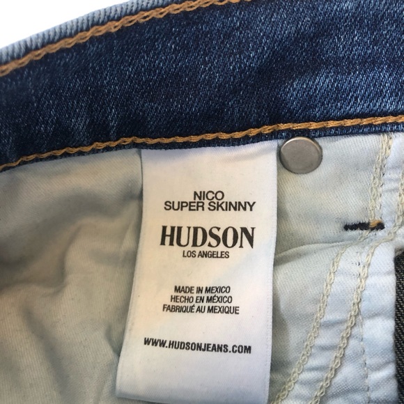 Hudson Nico Super Skinny jeans size 26 - Picture 6 of 9